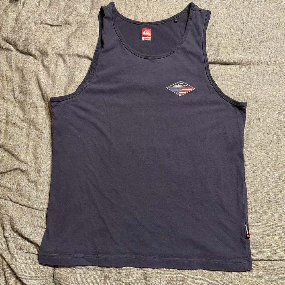 Quiksilver Men's Navy and Blue Vest